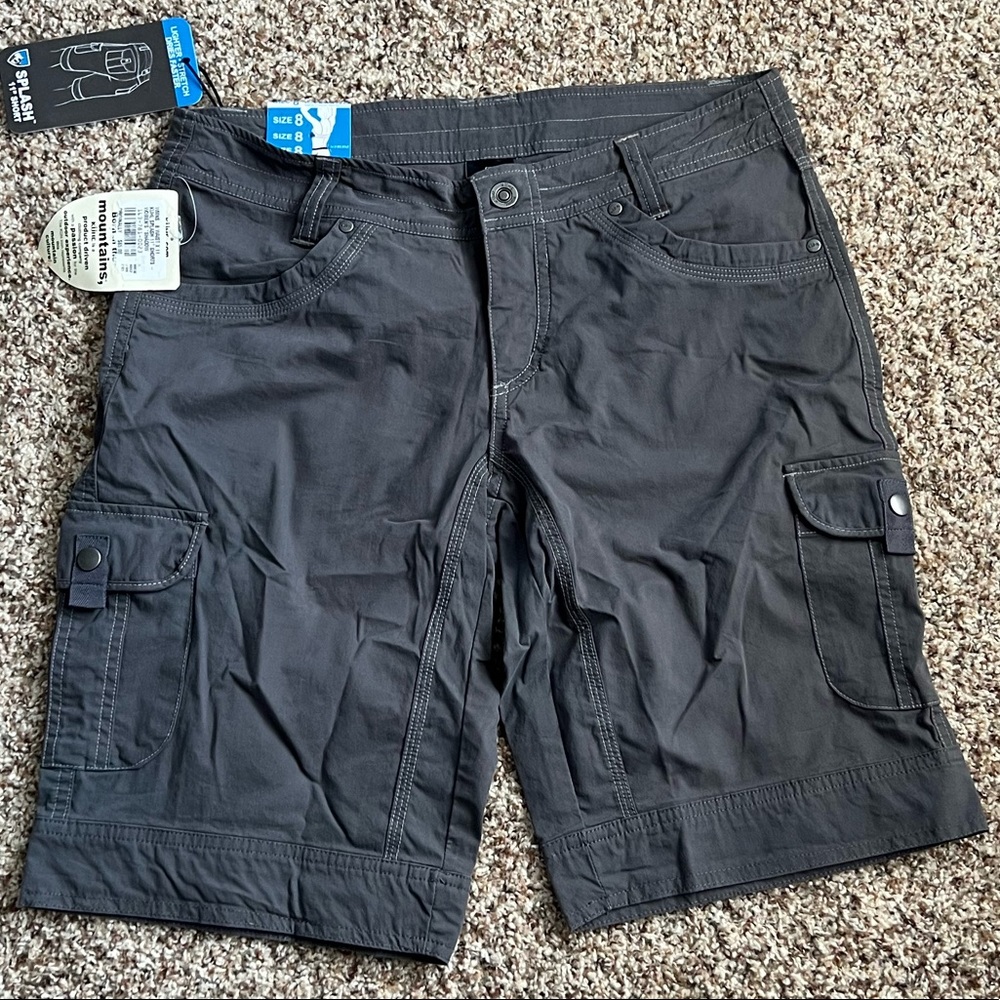 KUHL Grey 11” shorts size 8